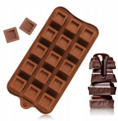 Obrázek produktu pro Silikonová forma na čokoládu a pralinky – kostky