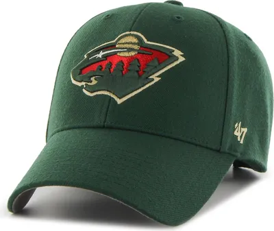 Produktbild von 47 Brand Adjustable Cap - NHL Minnesota Wild, Farbe: dunkel grün, OSFA
