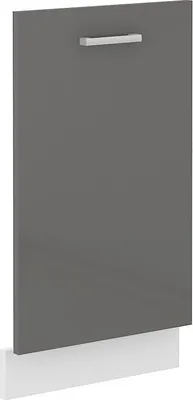 Produktbild von Tür für Einbau-Geschirrspüler SAEED – 45 x 72 cm, Grau / Weiß