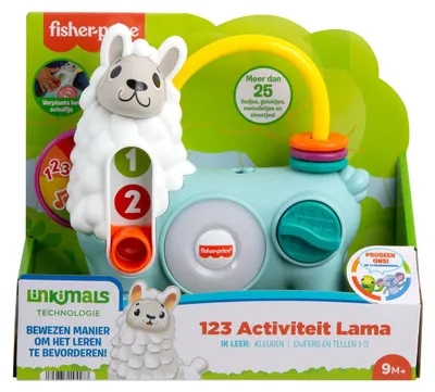 Immagine prodotto di Giocattolo interattivo Fisher-Price Linkimals Lama - Divertimento educativo per i bambini