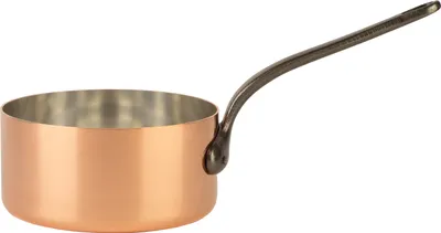 Produktbild von Cuisine Romefort | Kupferkasserolle Ø 18 cm | verzinnt mit Gusseisengriff | Kasserolle aus massivem Kupfer