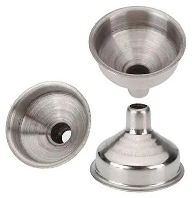 Flaschentrichter aus Edelstahl 8mm, 3er Pack