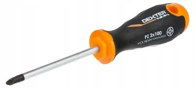 Obrázek produktu pro Šroubovák Dexter PRO, křížový (PZ) 2 x 100 mm, z tvrzené oceli