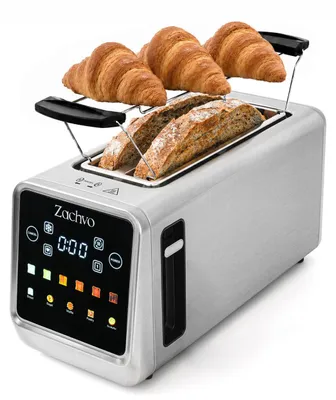 4-Schicht-Toaster mit langem Schlitz, Touchdisplay, 1700 W