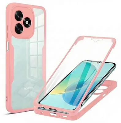 Zdjęcie produktu dla Techsuit 360 Protector 360° etui z ochroną Honor X5c Plus - różowe, Obraz wygenerowany przez AI