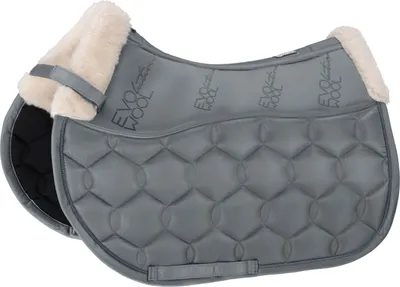 Produktbild von Eskadron Basics Glossy Evo-Wool Schabracke, Größe:Dressur, Farbe:ashblue