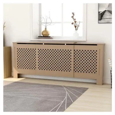 Produktbild von Heizkörperverkleidung aus MDF, verstellbar von 142 bis 205 cm