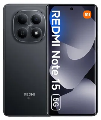 Produktbild von Xiaomi Redmi Note 15 5G Smartphone 8GB/256GB 6,77" 5520mAh Schwarz