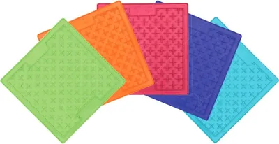 Produktbild von LickiMat Buddy Leckmatte für Katzen, Farbe:türkis, Größe:small - 20 x 20cm