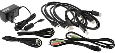 Produktbild von InLine KVM Desktop Switch 62642I, 2-fach, Dual Monitor, Displayport + HDMI, 4K, USB 3.0, Audio