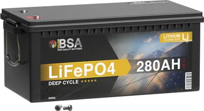 Produktbild von LiFePO4 280Ah 12V BSA Lithium Batterie Solarbatterie Wohnmobil Solar USV
