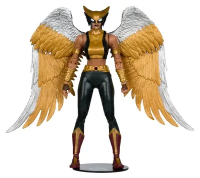Immagine prodotto di Action figure Deluxe da 7 pollici di Hawkgirl (Kendra Saunders) della serie DC Multiverse, edizione da collezione McFarlane, numero 63
