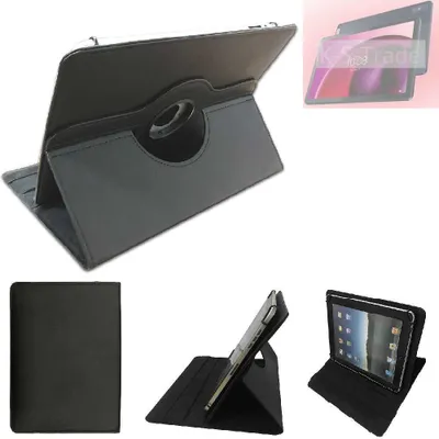 Produktbild von High quality kompatibel mit Lenovo Tab M10 5G Schutz Hülle 360° Tablet Case Schutzhülle Flip Cover  schwarz. Tablet Hülle drehbar Standfunktion