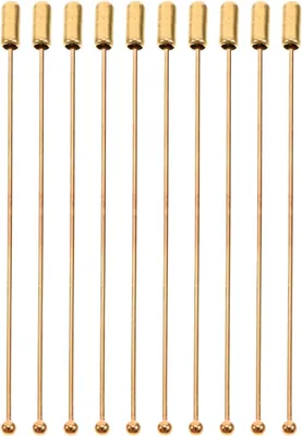 Productafbeelding van Brochenaald 90 mm, met stoppertje, metalen pin, voor handgemaakte sieraden, set van 10 stuks
