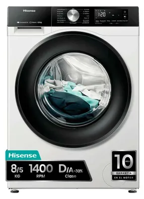 Immagine prodotto di Hisense WD3S8043BT3 lavasciuga Libera installazione Caricamento frontale Titanio D