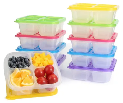 Productafbeelding van Bento Snackdozen Set van 10 met Transparante Deksels