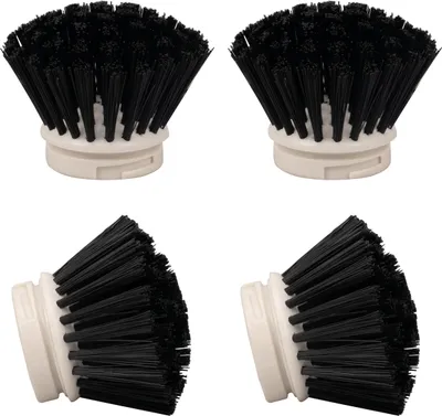 Produktbild von bremermann Ersatzbürsten für Spülbecken-Set (4 Stück), Spülbürstenkopf beige