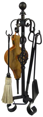 Image de IMEX EL ZORRO, B.Forge 10087 – Ensemble de cheminée, 5 pièces, 72 cm