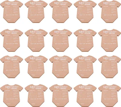 Produktbild von 20pcs Baby Beratungskarten Kraftpapier Dicke Duschdekorationen für Partys Hochzeiten