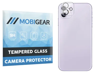 Produktbild von Mobigear Schutzglas für iPhone 11 – Gehärtetes Glas, Schutz für die Kamera – Kompatibel mit Hüllen