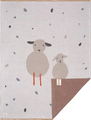 Produktbild von Lässig Babydecke 75x100 Tiny Farmer Sheep