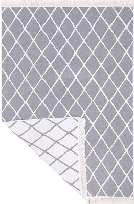 Produktbild von Teppich Läufer Wendbar für Schlafzimmer, Küche, Kinderzimmer, Wohnzimmer / Beidseitg, Farbe:G2024, Maße:120x170 cm