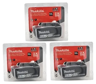 Obrázok produktu pre Nabíjateľná batéria, 6000 mAh, kompatibilná s 18V elektrickými nástrojmi, maximálna kapacita 6 Ah x 3