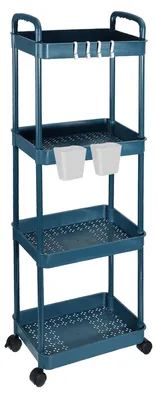 Immagine prodotto di Carrello a 4 ripiani con maniglia, ideale per l'organizzazione