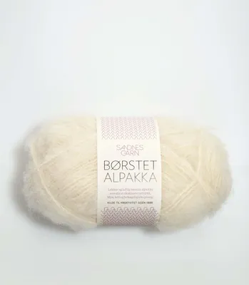 Produktbild von Borstet Alpakka col. 1012 natural ca. 110 m 50 g