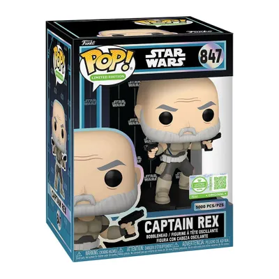 Zdjęcie produktu dla Figurka Funko Pop Star Wars, Kapitan Rex, numer 847, edycja limitowana, 5000 sztuk