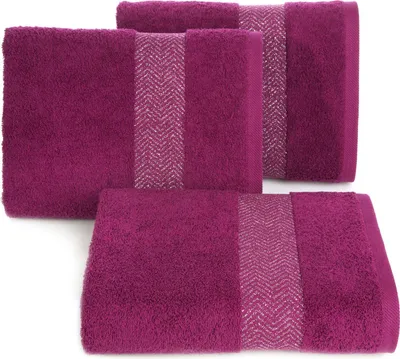 Zdjęcie produktu dla Ręcznik kąpielowy 70x140 cm amarantowy frotte 500 GSM trwały