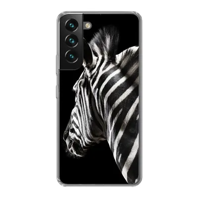 Produktbild von MuchoWow® Handyhülle Schutzhülle Hülle für Samsung Galaxy S22 Plus Zebra - Tier - Schwarz - Porträt Silikon Softcase Handy Hülle - Schutzabdeckung