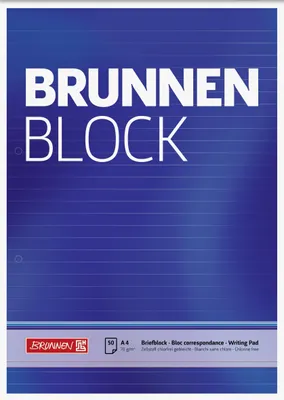 Immagine prodotto di BRUNNEN 1052757 Blocco "BRUNNEN-Block" A4 foderato