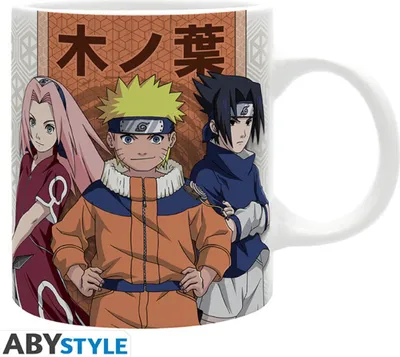Produktbild von Naruto Konoha gegen Suna Tasse 320 ml