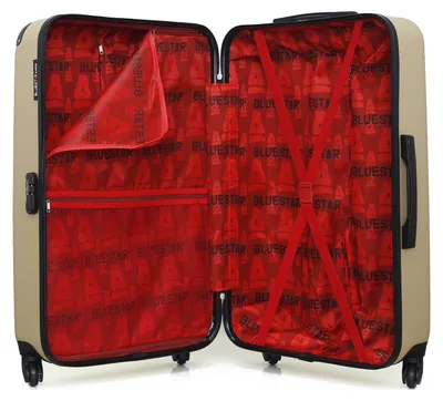 Produktbild von BLUESTAR – 4er-Set Koffer BUCAREST-M 75 cm, 4 Rollen