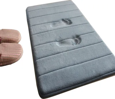 Produktbild von INF Saugfähige Badematte Rutschfester Badezimmerteppich