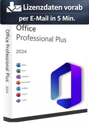 Produktbild von MS Office 2024 Professional Plus - Produktkey per E-Mail - Sofortversand ESD Lizenz