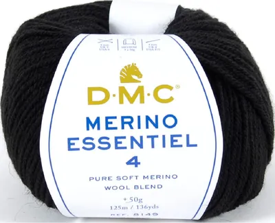 Produktbild von DMC Merino Essentiel-4 – Ein weiches, aran-artiges Garn aus 50% Wolle und 50%.Polyacryl, 8149 (Farbe 873)