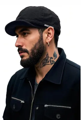 Immagine prodotto di Cappello da baseball da uomo, visiera corta, cotone, colore nero