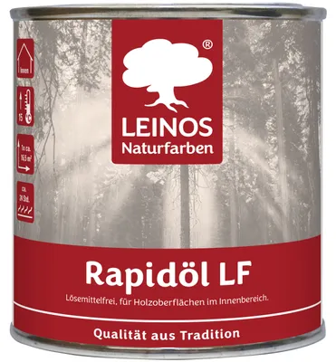 Produktbild von LEINOS Rapidöl LF 0,25 l – Öl-Wachs Einmalbehandlung innen, lösemittelfrei