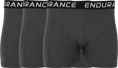 Produktbild von ENDURANCE Boxer Shorts Burke im praktischen 3er Pack 1011 Dark Grey Melange 2XL