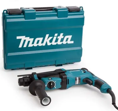 Produktbild von Makita HR2630, SDS Plus, Schwarz, Blau, 1,3 cm, 1200 RPM, 2,4 J, 4600 BPM