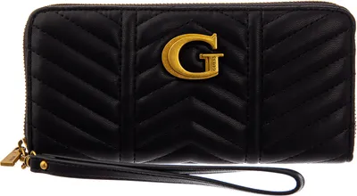 Produktbild von GUESS Lovide SLG Large Zip Damen Geldbörse lang black