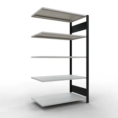 Produktbild von Büroregal Stecksystem Anbauregal - 1800x1000x600 mm, Typ 150 kg