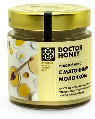 Produktbild von Honig mit mit Gelée Royale, Doctor Honey, 200 g