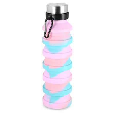 Produktbild von Spokey JUMP Faltbare Silikonflasche, 550 ml