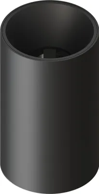Produktbild von Ledvion LED Aufbauspot Schwarz Rund GU10 Fassung ohne Leuchtmittel dimmbar