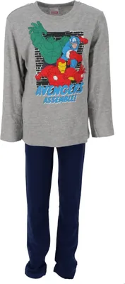 Produktbild von Avengers Schlafanzug Zweiteiler aus Baumwolle Homewear Pyjama für Kinder 122/128