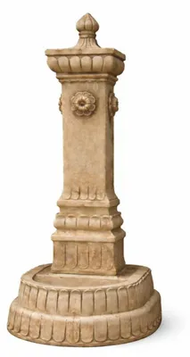Produktbild von Casa Padrino Barock Wandbrunnen Braun H. 152 cm - Barock Garten Deko Accessoires