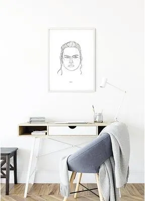 Produktbild von Poster Star Wars Classic Force Faces Rey 30x40 cm
